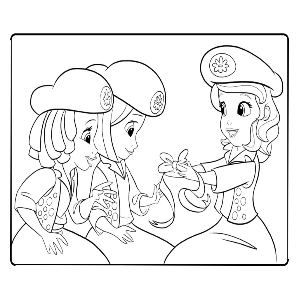 Coloriages De Princesses Gratuits à Imprimer Colorear La Princesa sofiallllll L Meublerc