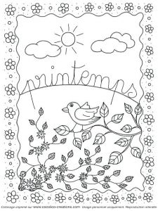 Coloriages Maternelle Petite Section Coloriage Printemps Maternelle Petite Section Cocolico Creations A
