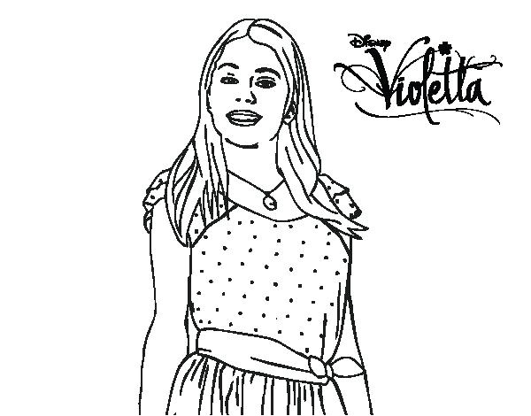 Des Coloriage De Violetta Coloriage Violetta Disney A Imprimer Coloriage De Violetta Et Leon A