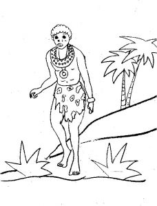 Dessin Femme Africaine Coloriage Dessins Gratuits Colorier Coloriage Afrique Imprimer