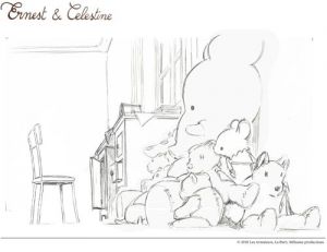 Ernest Et Celestine Coloriage 16 Dessins De Coloriage Ernest Et Célestine Imprimer