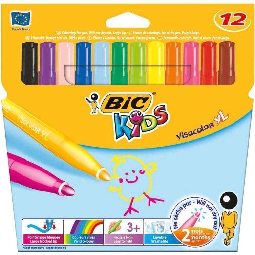 Feutre Coloriage Professionnel Bic Kids Visacolor Xl Feutre De Coloriage Divers