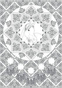 Forum Coloriage Anti Stress Coloriage Art Thacrapie Chevaux Le Carton A Dessins De Flo Coloriage