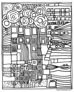Hundertwasser Coloriage 74 Best Hundertwasser Images On Pinterest