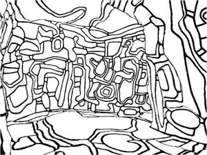 Hundertwasser Coloriage 9 Best Coloriages Adultes Jean Dubuffet Images On Pinterest