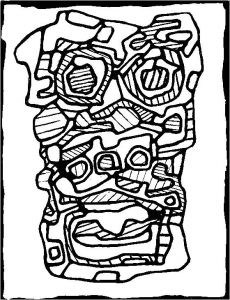 Hundertwasser Coloriage 9 Best Coloriages Adultes Jean Dubuffet Images On Pinterest