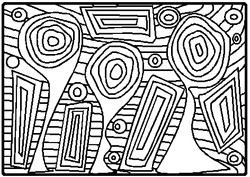Hundertwasser Coloriage Hundertwasser Artists Pinterest