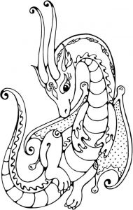 Jeux De Coloriage Animaux Gratuit Drag£o Dragon Pinterest