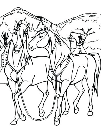 Jeux De Coloriage De Cheval Gratuit Coloriage De Chevaux A Imprimer Spirit Coloriage Princesse Cheval