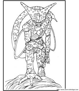 Jeux De Coloriage De Dragon Ball Z Coloriage Dragon Ball Z Cell