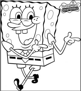 Jeux De Coloriage De Spongebob Spongebob Very Stylish Coloring Picture for Kids