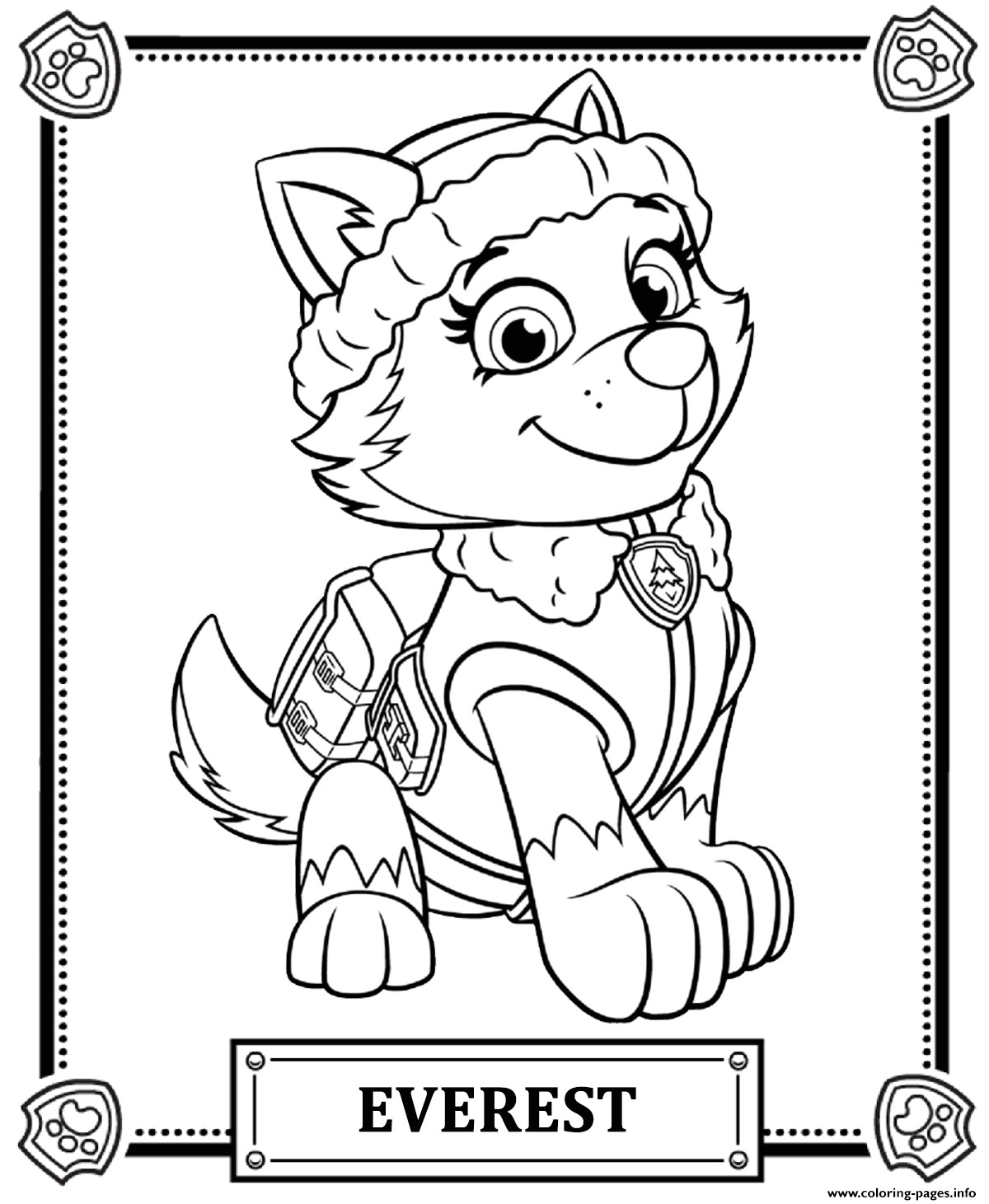 Jeux De Coloriage Pat Patrouille Print Paw Patrol Everest Coloring Pages Jeux De Coloriage Pat Patrouille Print Paw Patrol Everest Coloring Pages