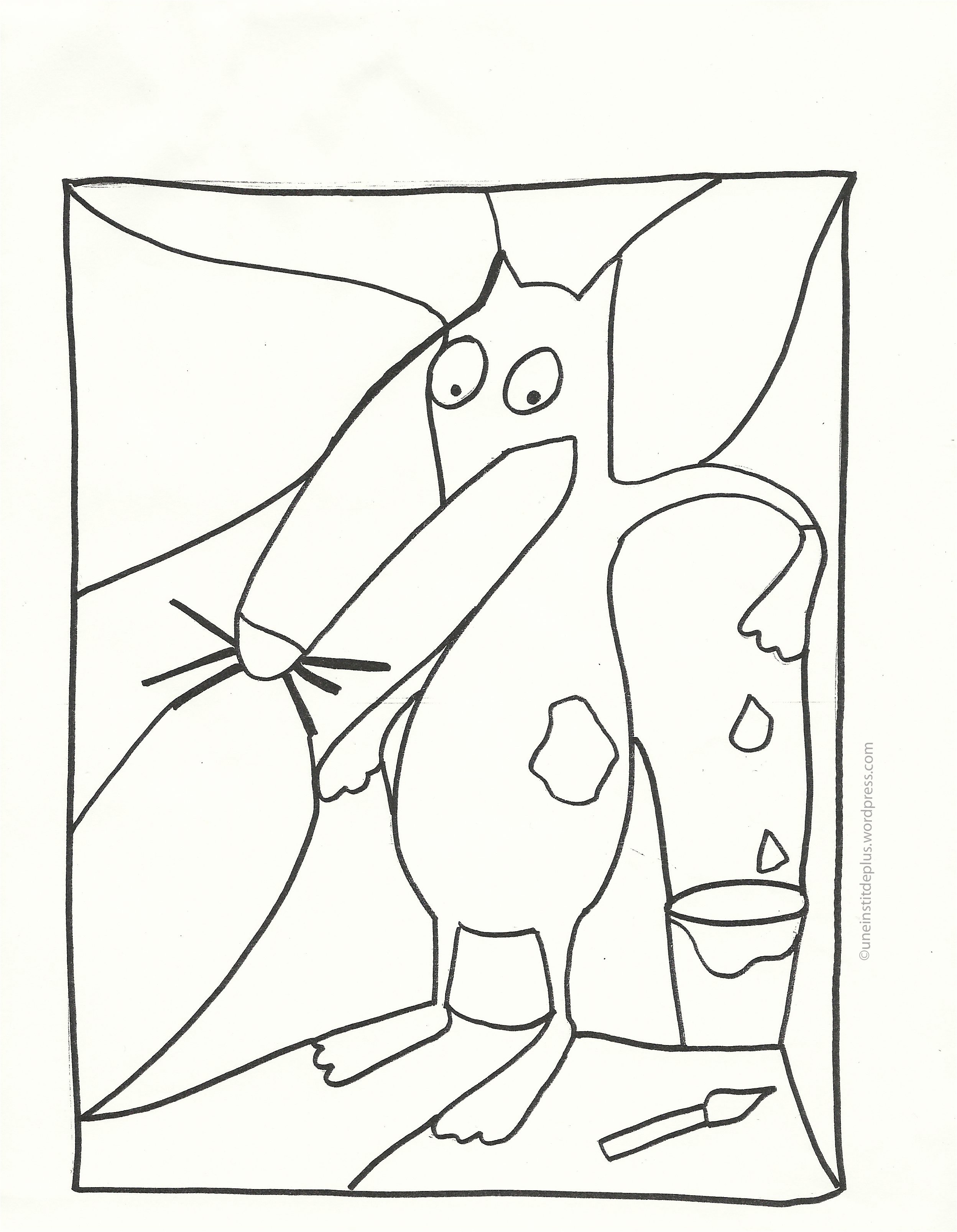 Le Loup Qui Voulait Changer De Couleur Coloriage Coloriage Le Loup Qui Voulait Changer De Couleur Maternelle