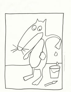 Le Loup Qui Voulait Changer De Couleur Coloriage Coloriage Le Loup Qui Voulait Changer De Couleur Maternelle