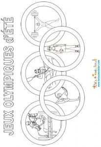 Les Anneaux Olympiques Coloriage 127 Best Olympiques Images On Pinterest
