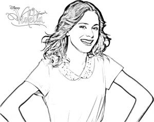 Les Coloriage De Violetta Coloriage A Imprimer Violetta Gratuit Et Colorier