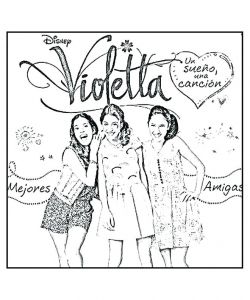 Les Coloriage De Violetta Coloriage Violetta 14 Dessin Gratuit A Imprimer Autres Coloriages De