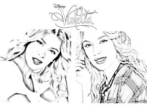 Les Coloriage De Violetta Pour Imprimer Ce Coloriage Gratuit Coloriage Violetta Saison 3