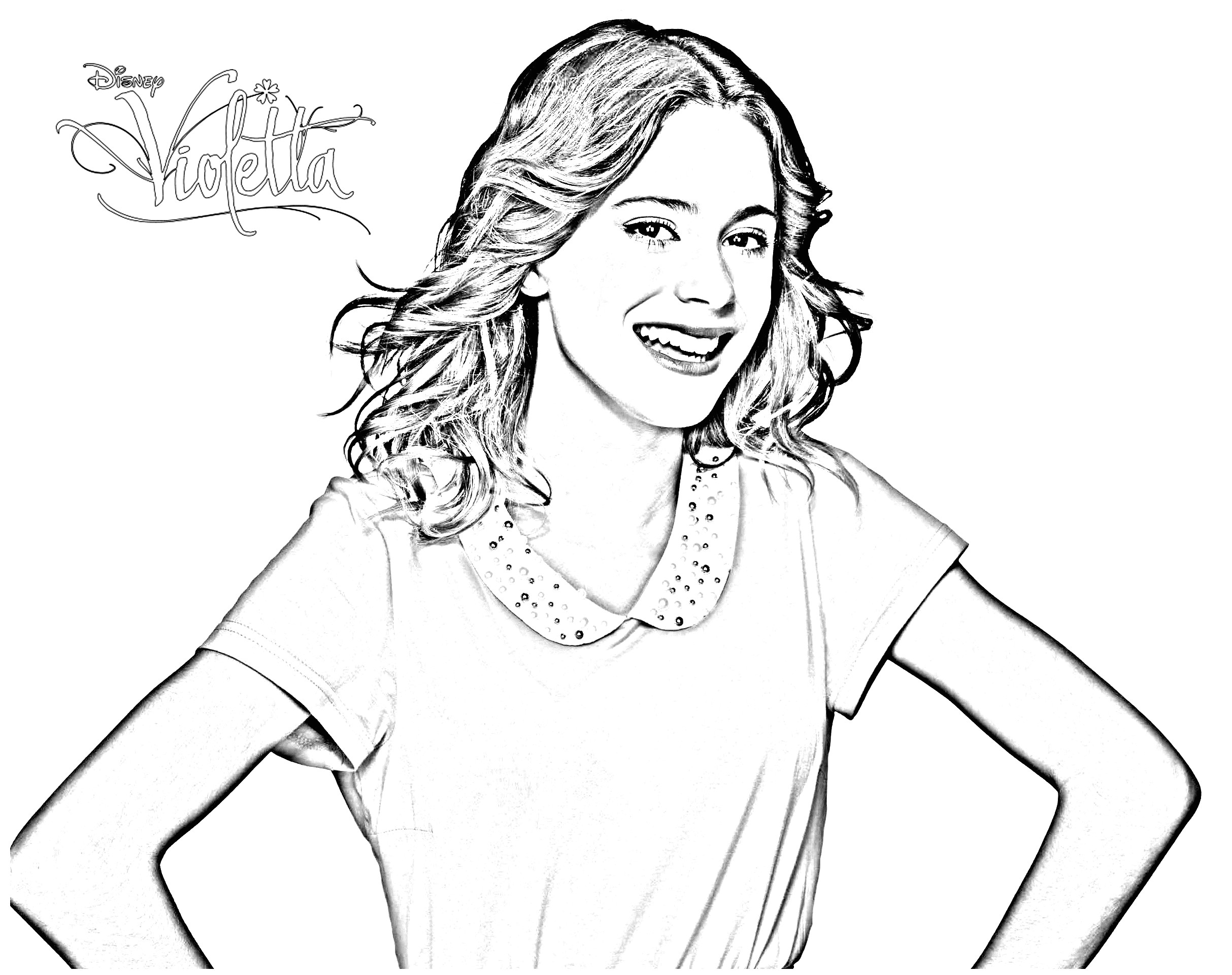 Les Coloriages De Violetta Simple Violetta Coloriage Violetta Coloriages Pour Enfants