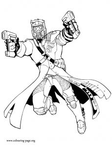 Livre Coloriage Marvel Star Lord is son Of the Leader Of the Spartoi Empire and A Member Of