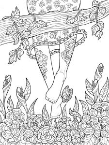 Livre De Coloriage à Imprimer Pdf 200 Best Coloriage Fille Images by Cathy K On Pinterest