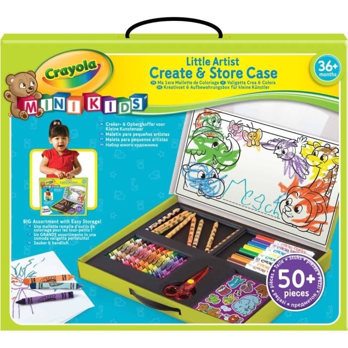 Malette A Coloriage Crayola Mini Kids Ma 1¨re Malette De Coloriage Achat Vente Kit