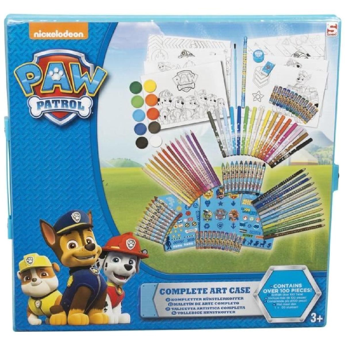 Malette A Coloriage Grande Malette De Coloriage Plete Pat Patrouille Paw Patrol 100