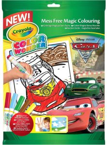 Malette Coloriage Cars Crayola Color Wonder 75 0251 E 000 Livre  Colorier Kit Cars