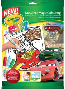 Malette Coloriage Cars Crayola Color Wonder 75 0251 E 000 Livre Colorier Kit Cars