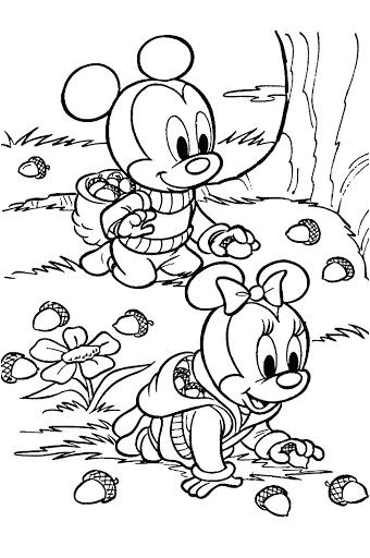 Maxi Coloriage Com Imprimer Coloring Sheets Of Baby Mickey Mouse