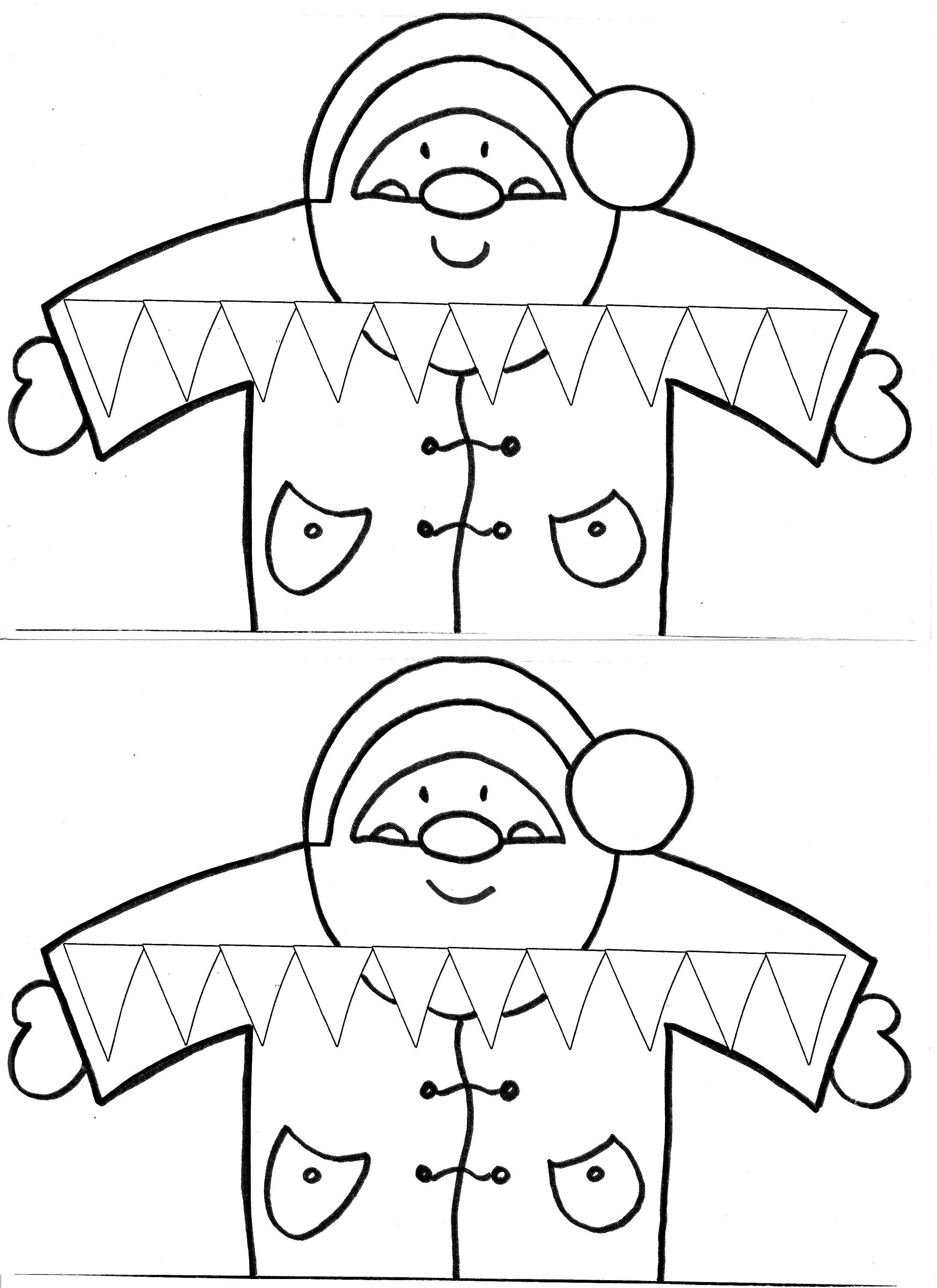 Modele Coloriage Enfant Mod¨le P¨re No L Bricolage Noel Pinterest