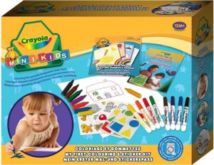Mon 1er Coffret De Coloriage Et Gommettes Mini Kids 1er Kit De Coloriage Et Gommettes Picwic