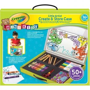 Mon 1er Coffret De Coloriage Et Gommettes Mini Kids Crayola Mini Kids Ma 1¨re Malette De Coloriage Achat Vente Kit