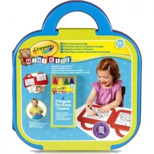 Mon 1er Coffret De Coloriage Et Gommettes Mini Kids Crayola Mini Kids Mon 1er Pupitre Effa§able A Sec Achat Vente