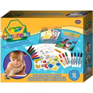 Mon 1er Coffret De Coloriage Et Gommettes Mini Kids Crayola Mon 1er Coffret De Coloriage Et Gommettes Mini Kids