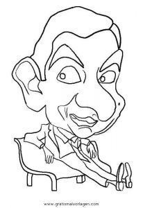 Mr Bean Coloriage Kleurplaten Mr Bean Incredible Creatures Pinterest