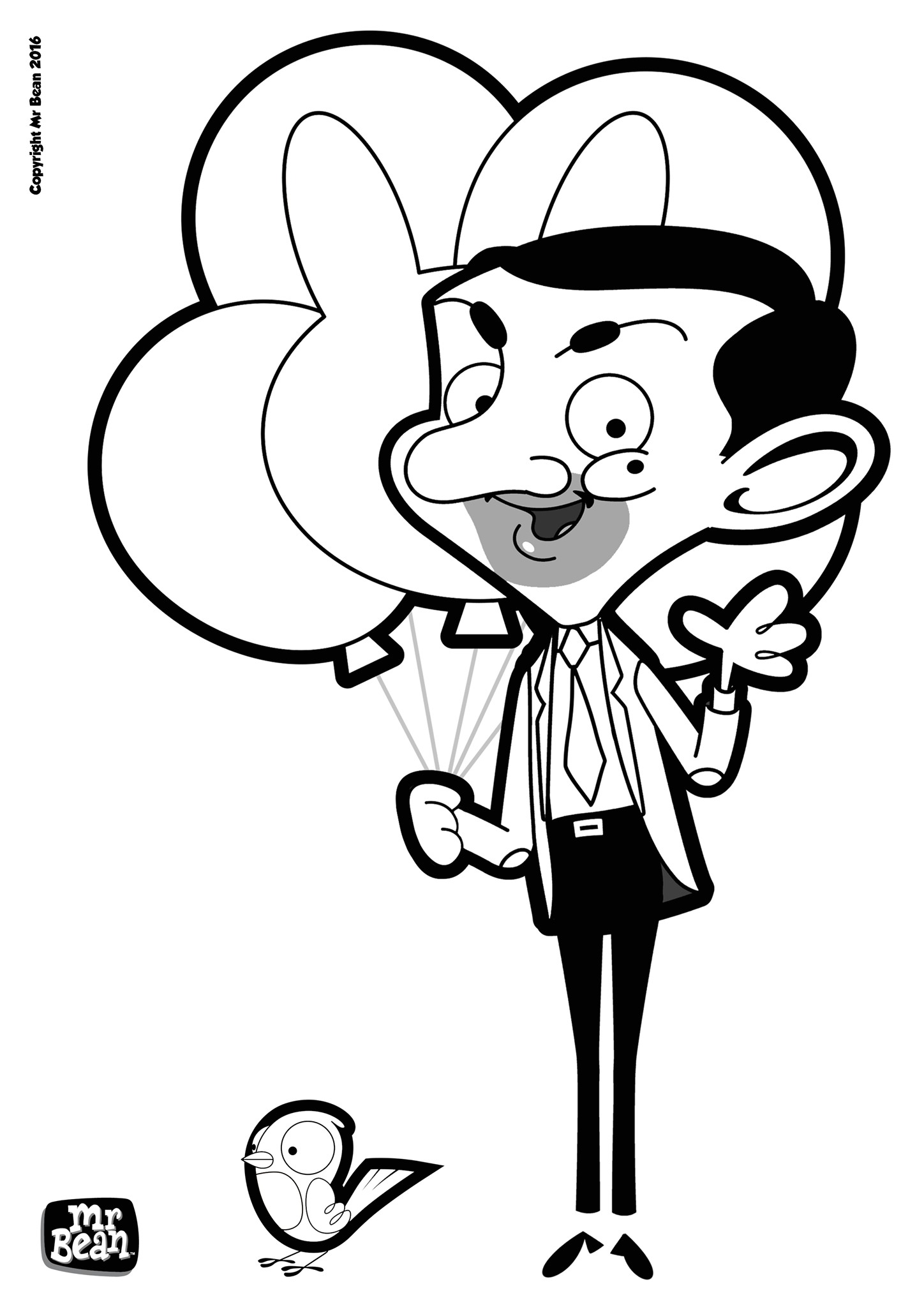 Mr Bean Coloriage Mr Bean Colouring Pages Mr Bean Avaboard
