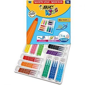 Quel Feutre Pour Coloriage Adulte Bic Kids Kid Lot De 144 Feutres Coloriage Encre Ultra Lavable