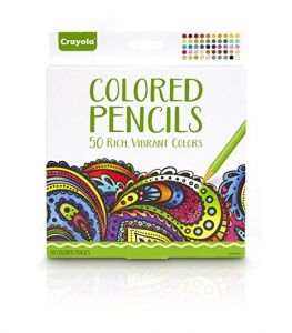 Quel Feutre Pour Coloriage Adulte Crayola 68 0050 0030 Coloriage Pour Adultes Bo Te De 50 Crayons