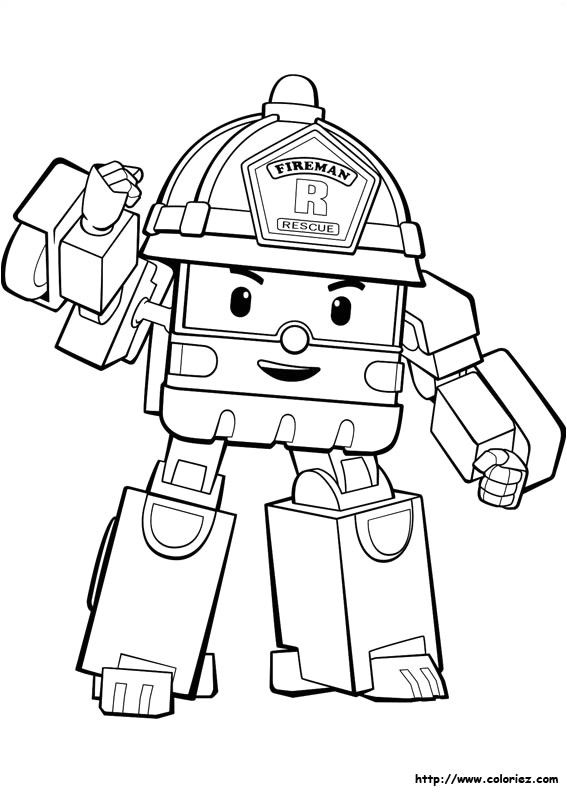 Robocar Poli Coloriage En Ligne | danieguto