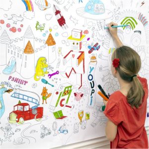 Rouleau De Coloriage Geant Jeux Des Coloriages Géants Pour Les Enfants Maman Plurielles