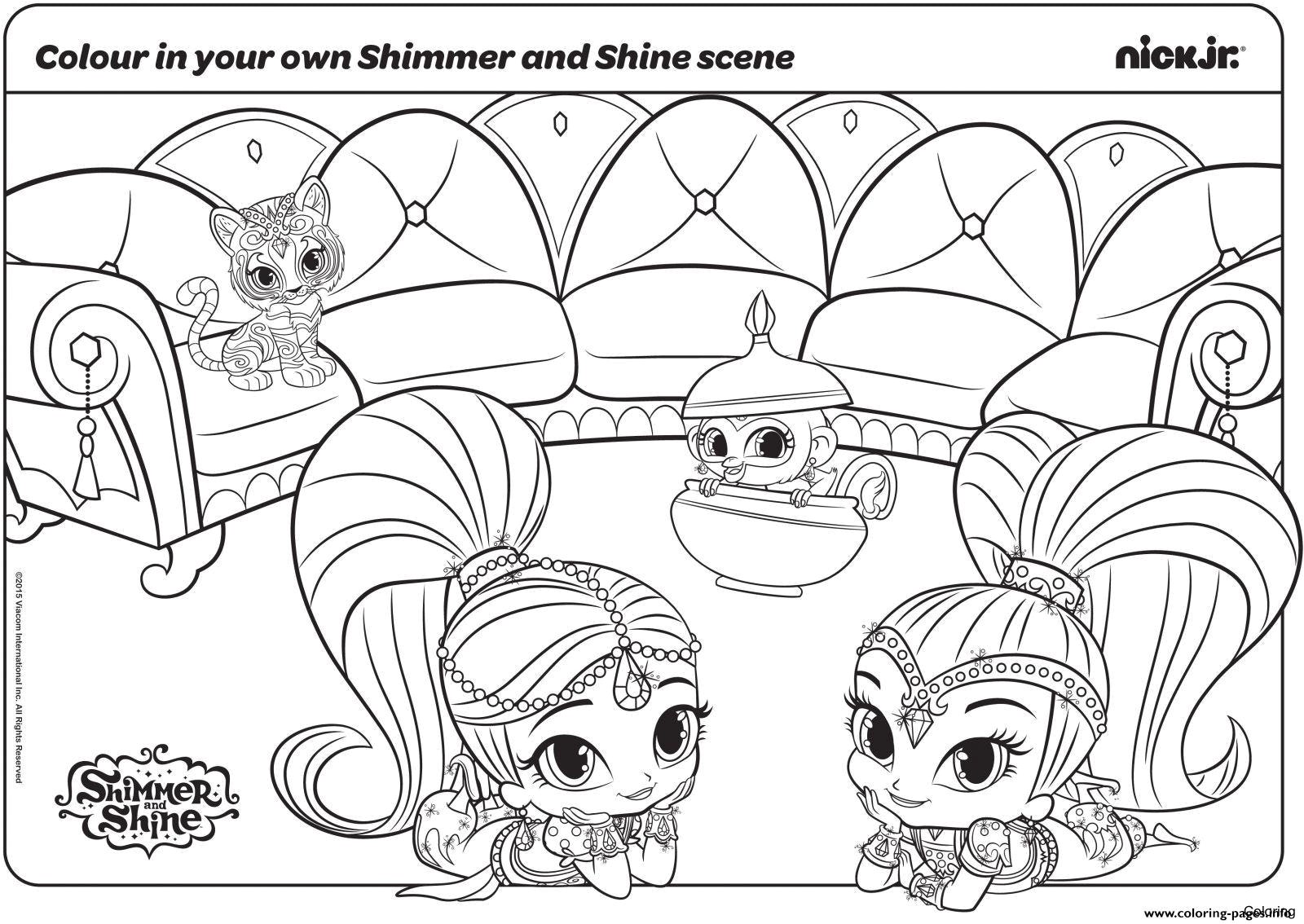 Shimmer Et Shine Coloriage 20 Fresh Shimmer and Shine Coloring Pages