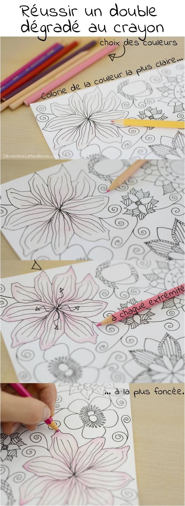 Technique De Coloriage Au Crayon De Couleur 13 Best Diy Coloriages Images On Pinterest