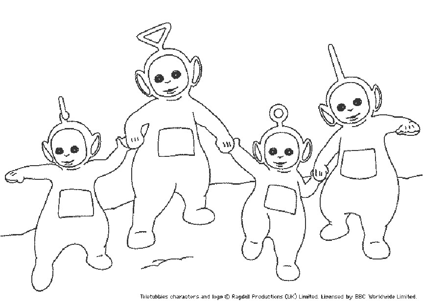 Teletubbies Coloriage A Imprimer Télétubbies 5 Dessins Animés – Coloriages   Imprimer