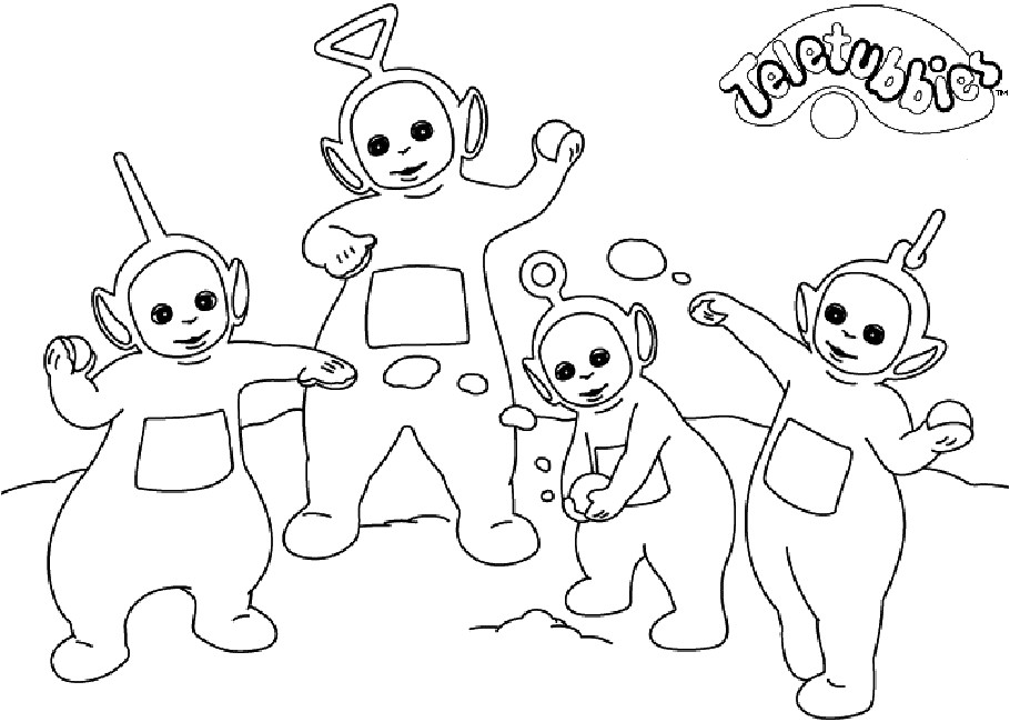 Teletubbies Coloriage A Imprimer Télétubbies 9 Dessins Animés – Coloriages   Imprimer