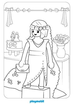 Tipi Coloriage Coloriage Playmobil   Colorier Dessin   Imprimer