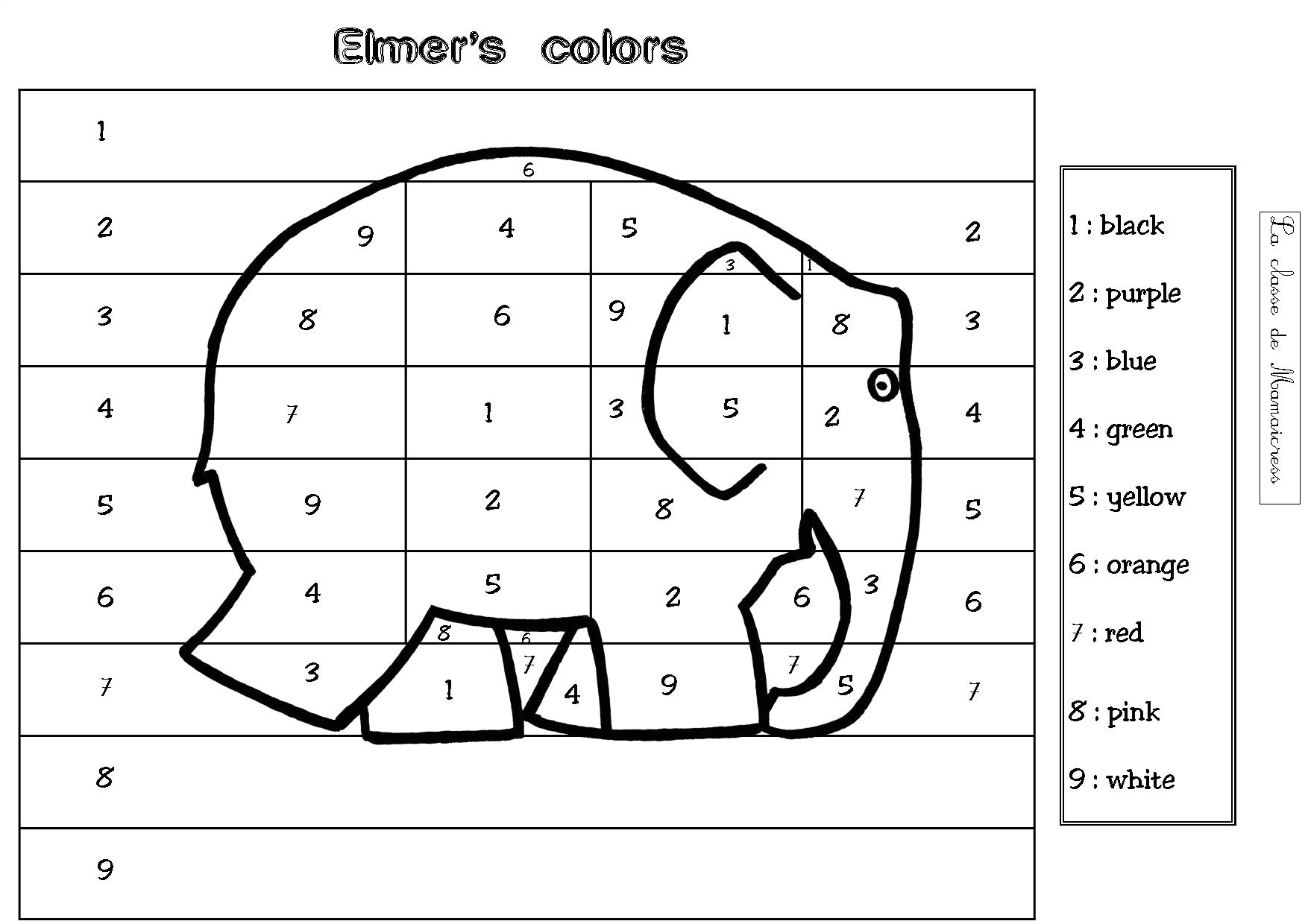 Anglais Coloriage Magique Cycle 3 Coloriage204 Coloriage Magique Anglais Couleurs