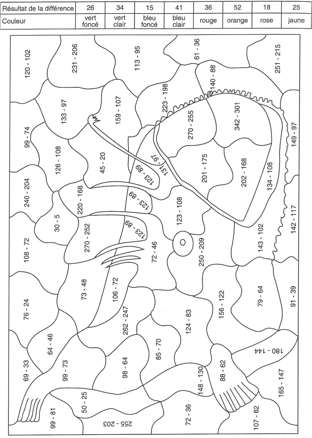 Anglais Coloriage Magique Cycle 3 Coloriages Magiques soustractions Et Multiplications Ressources