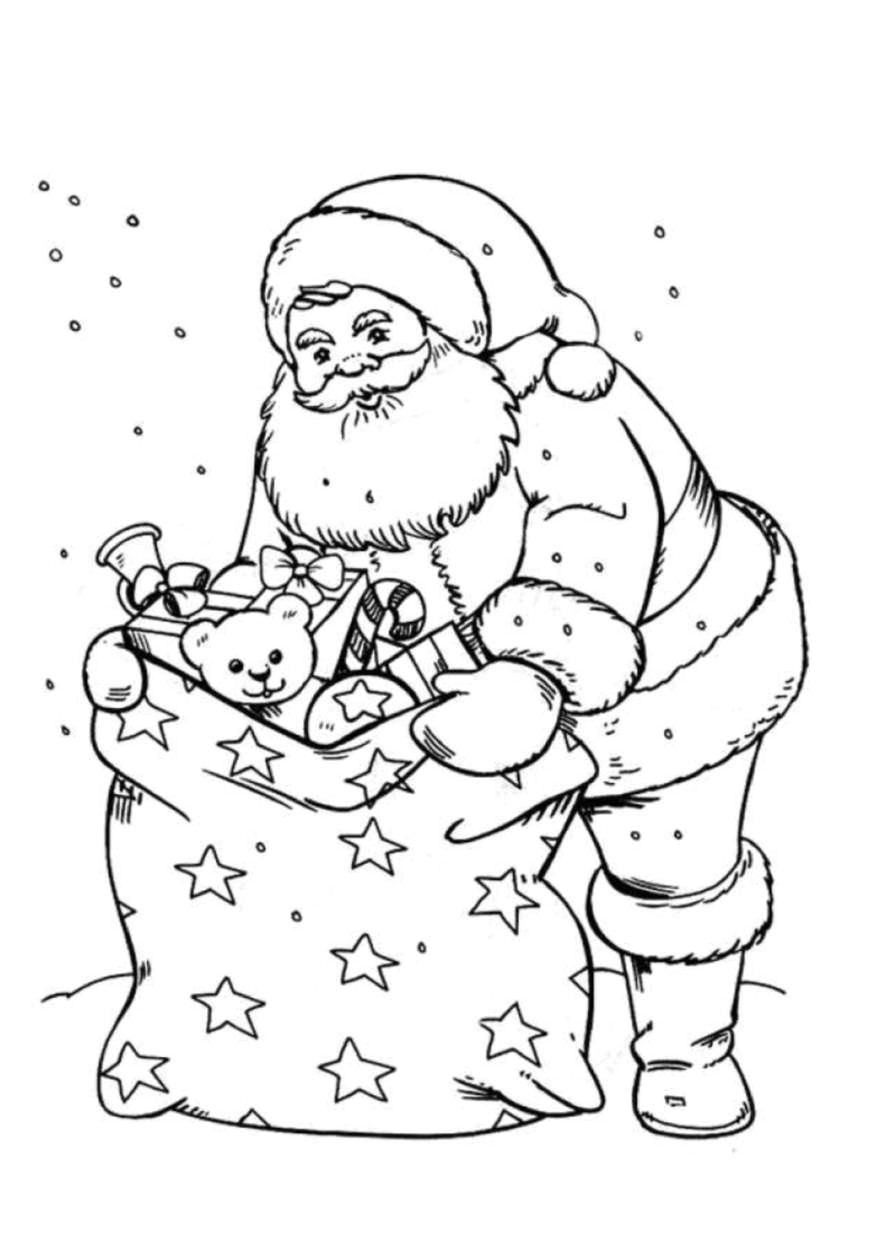 Art Thérapie Coloriage A Imprimer Gratuit Frais Coloriage Pere Noel A Imprimer format A4