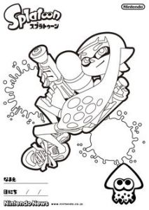 Buzz L éclair Image Colorier Splatoon Coloringpages Party